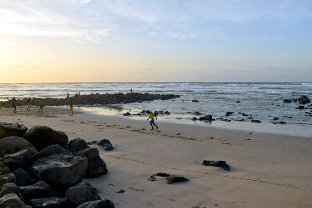 Coastal landscape in Senegal