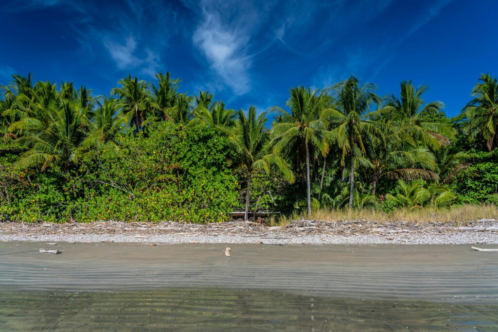 Costa Rica tropical coastline landscape