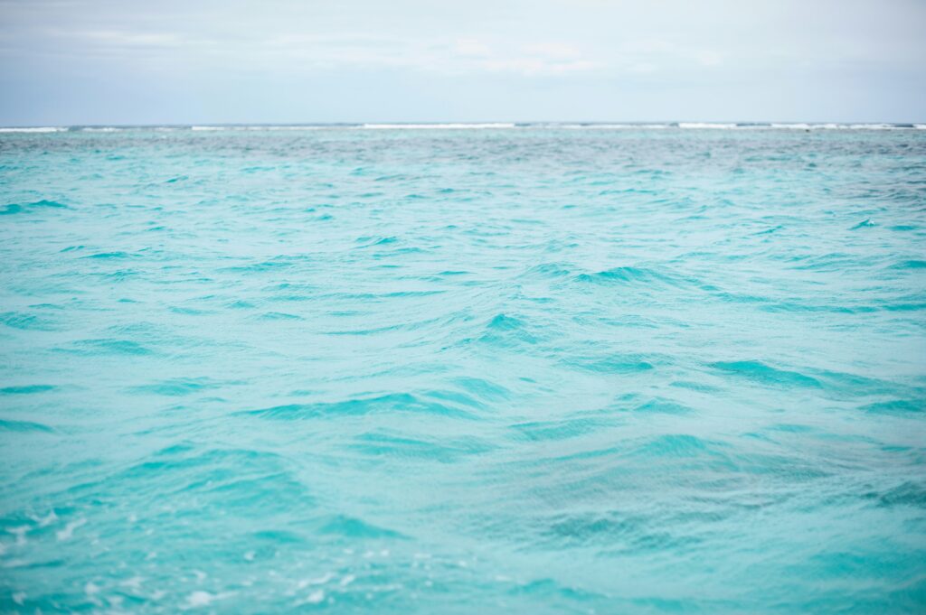 Turquoise coastal water near Belize