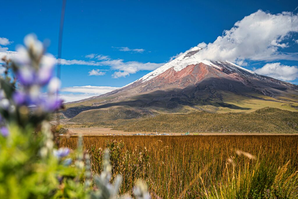 Mountain landscape in the Ecuadorian Andes
