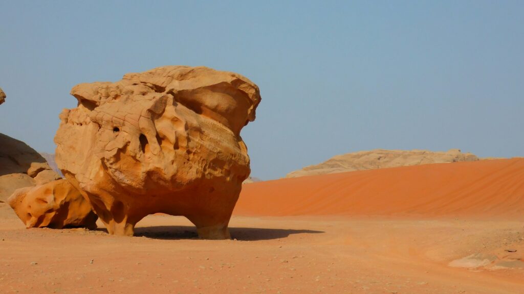 Jordan travel health guide featured image showing desert landscape in Jordan