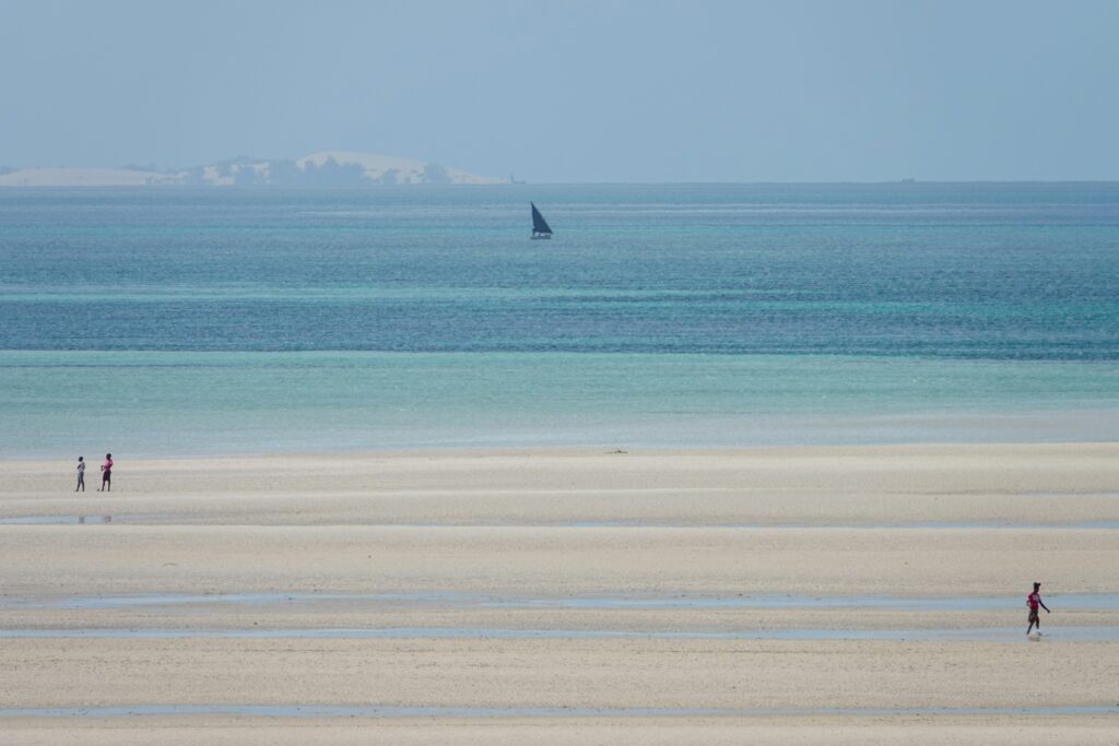 Mozambique coast travel landscape for traveler’s diarrhea in Mozambique