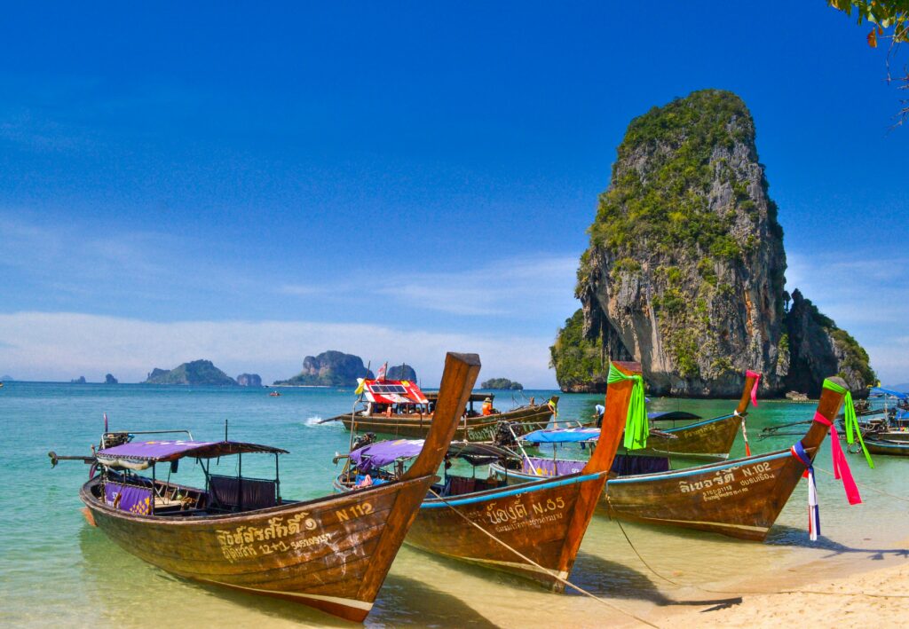 Traditional boats in Thailand