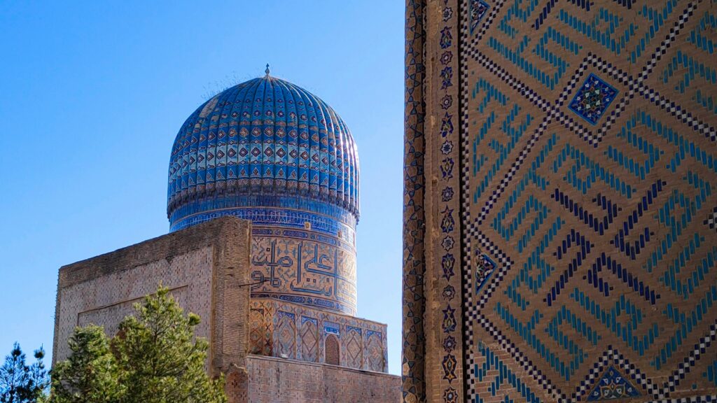 Historic architecture in Samarkand, Uzbekistan