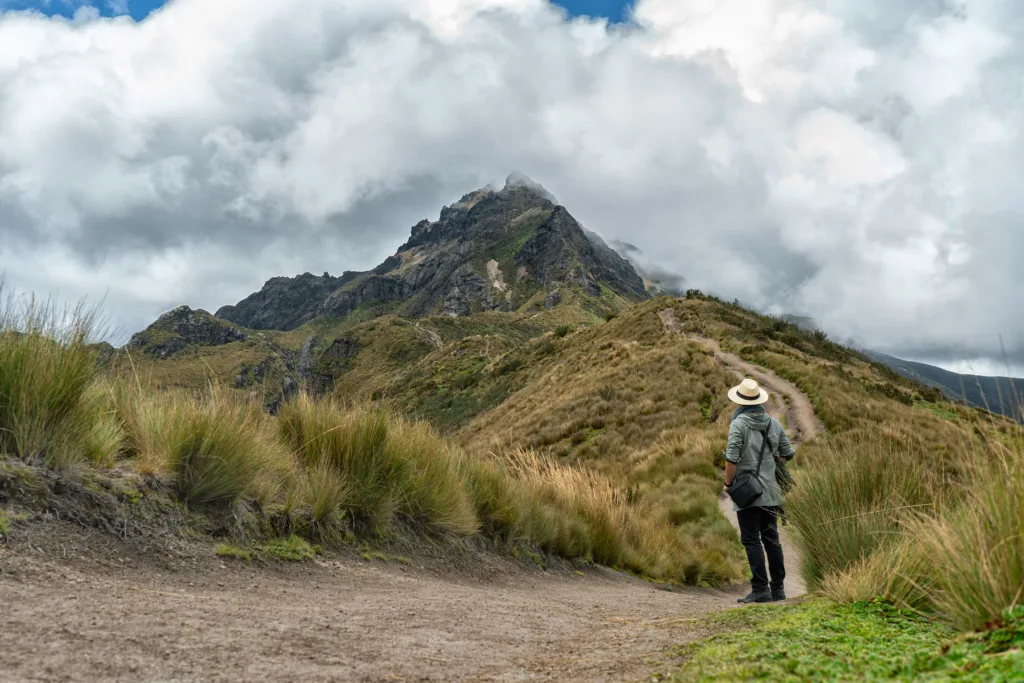 Ecuador Andes landscape for yellow fever vaccine and travel health planning