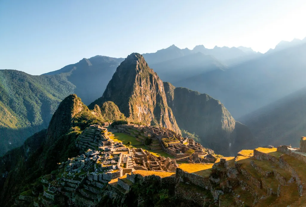 Machu Picchu landscape for Peru yellow fever vaccine and travel health planning